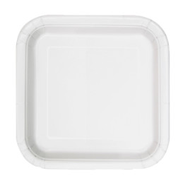 16 Assiettes carrées 18 cm...
