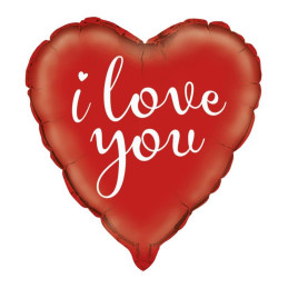 Ballons Coeur 45cm I LOVE YOU 