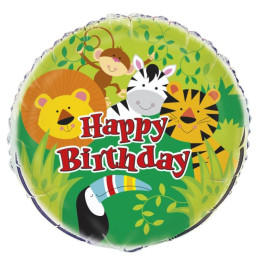 ballon mylar -jungle 45cm...