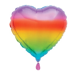Ballon mylar 50 cm coeur...