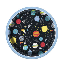 8 Assiettes 18 cm Outer space 