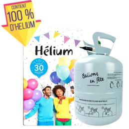 Bouteille hélium compressée 30 ballons  ( vendue sans ballons)