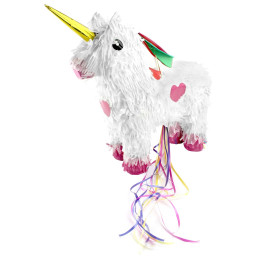 Piñata Licorne blanche 37x14x36 cm - Partywinkel