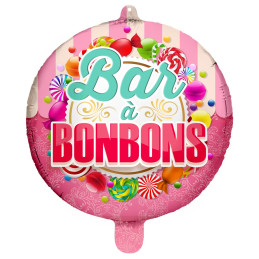 Ballon Foil 45cm BAR A BONBONS