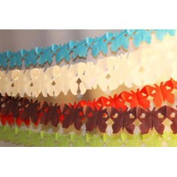 Guirlande Papillon 4m - Crème 