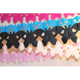 Guirlande Papillon 4m - Noire 