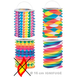 Lampion cylindrique 16 cm...