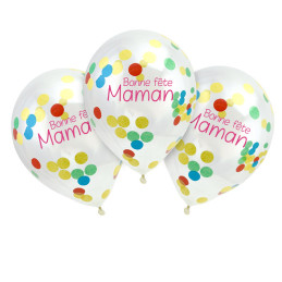 3 Ballons transparents...