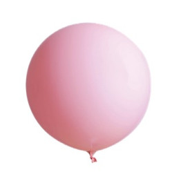 Ballon géant uni  90cm rose 