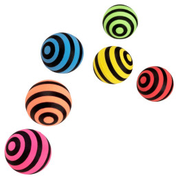6 Balles rebondissantes Rayé 