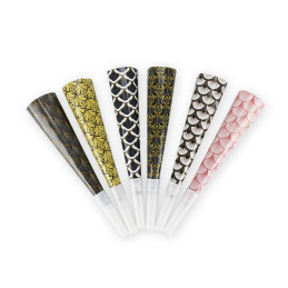 6 trompettes ART DECO 20 cm 