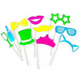 10 Photobooth FLUO COLOR 