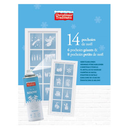 14 Pochoirs papier NOEL* 6...