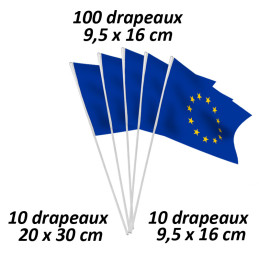 Sachet drapeaux nation Europe 
