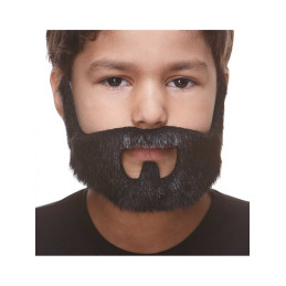 Demi-Barbe Enfant - Noire...