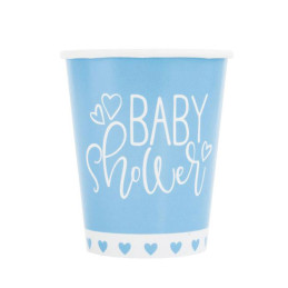 8 Gobelets bleus 27 cl -...