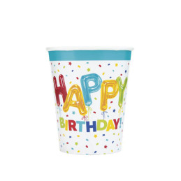 8 Gobelets 27 cl  HAPPY...