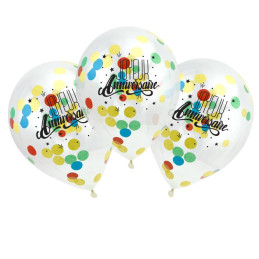 3 Ballons JOYEUX...