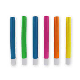 6 sarbacanes FLUO COLOR 