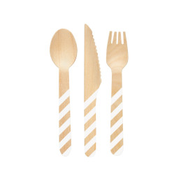 Set de couverts en bois 12...
