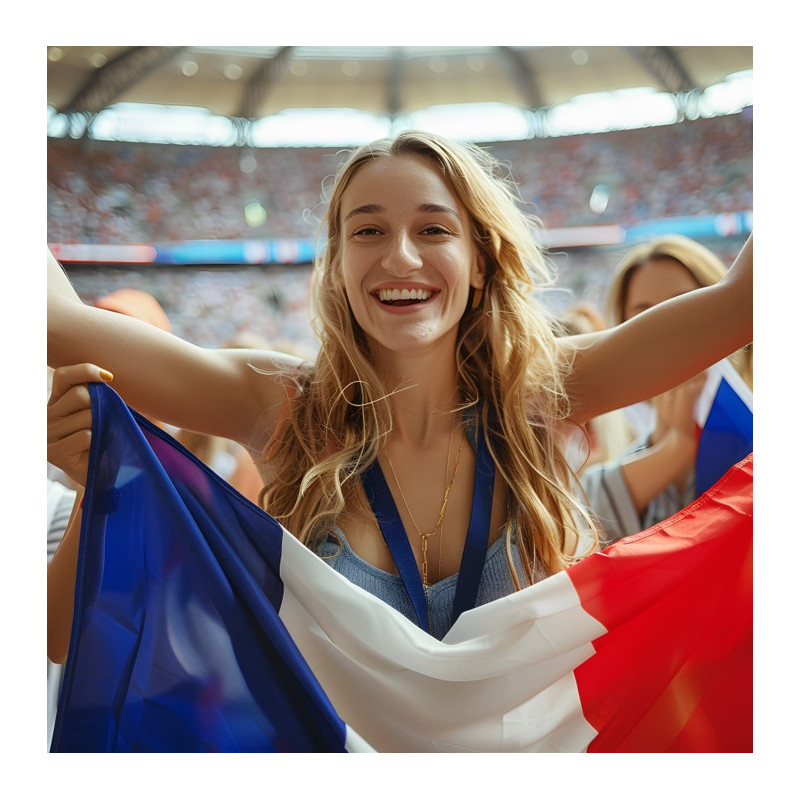 Drapeau supporter à agiter (autorisé dans stade) à bas prix