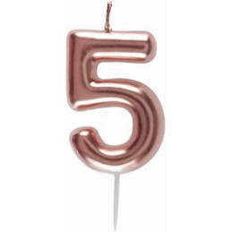 BOUGIE METALLIQUE ROSE GOLD 5 