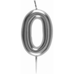 BOUGIE METALLIQUE ARGENT...
