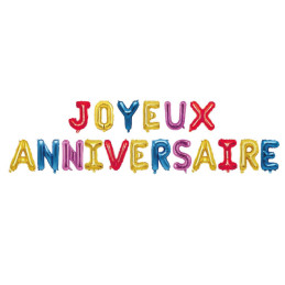 Guirlande ballons foil 40...