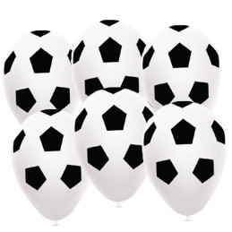 6 Ballons imprimés Ballon...