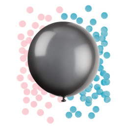 Ballon noir latex 40 cm + 2...