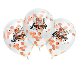 3 Ballons JOYEUX...