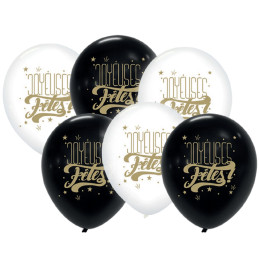 6 Ballons latex 30 cm...