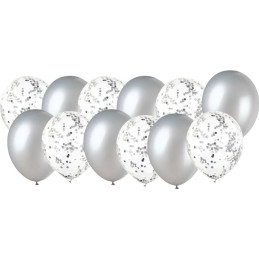 Pack de 12 ballons 30cm  6...