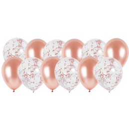 Pack de 12 ballons 30cm  6...