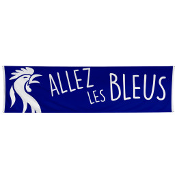 Bannière polyester Allez...