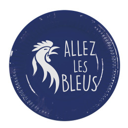 8 assiettes CARTON Allez...