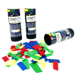 3 canons à confettis 11 cm...
