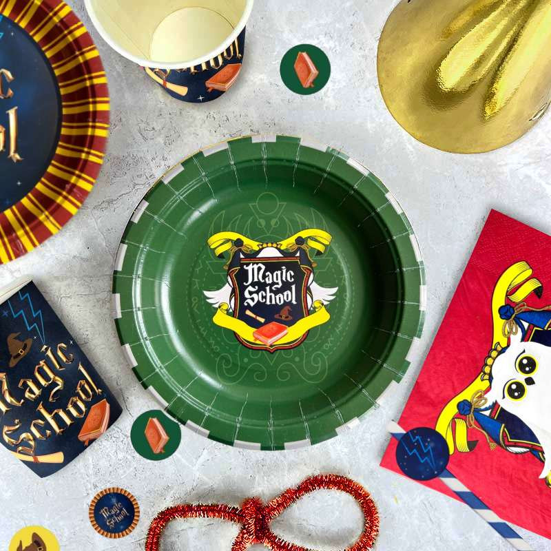 Assiettes Jetables Enfants 23cm - Décoration Fête Anniversaire à Thème