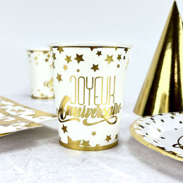 8 Gobelets 25 cl JOYEUX...