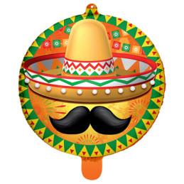 Ballon Foil 45cm  Mexicain...
