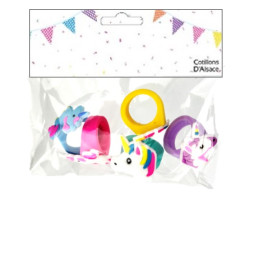 Set de 5 Bagues LICORNE en...