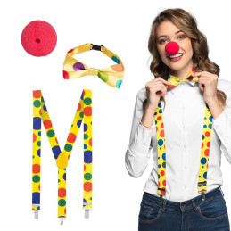 Set Clown (nez de clown,...