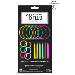 GLOW Set 18 pièces coloris...