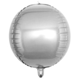 Ballon foil  SPHERE ARGENT...