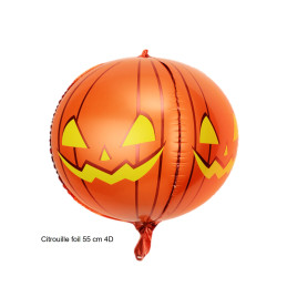Ballons 4D foil  Citrouille...