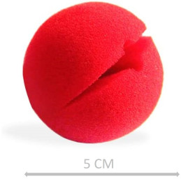 Nez clown5 cm en mousse SC 