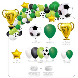 Kit 50 ballons FOOTBALL...