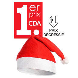 Bonnet de Père Noël 100% Polyester 