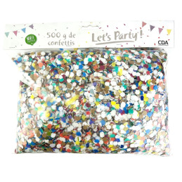 Confettis multicolores 500g...