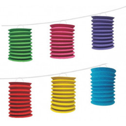 Guirlande 6 Lampions 15 x10...